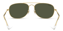 Shop Ray-Ban Bain Bridge Unisex Pilot Sunglasses in Gold online.