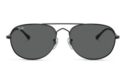 Ray-Ban Bain Bridge Unisex Pilot Sunglasses in Black – Product Photo 1