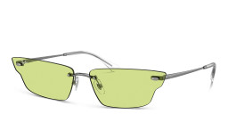 Ray-Ban Anh Unisex Rimless Irregular Sunglasses in Gunmetal – Product Photo 2