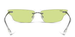 Ray-Ban Anh Unisex Rimless Irregular Sunglasses in Gunmetal – Product Photo 4