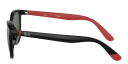 Ray-Ban Junior Kids Logo Square Sunglasses in Black – Product Photo 3