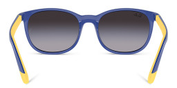 Ray-Ban Junior Kids Logo Square Sunglasses in Blue – Product Photo 4