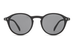 Izipizi Logo Unisex Round Sunglasses in Black/Grey – Product Photo 3