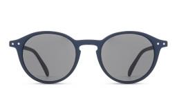 Izipizi Logo Unisex Round Sunglasses in Blue – Product Photo 1
