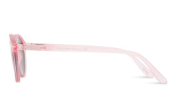 Izipizi Logo Unisex Round Sunglasses in Pink – Product Photo 3