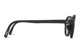 Shop Izipizi Logo Unisex Round Sunglasses in Black online.