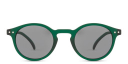تسوق نظارات شمسية دائرية للجنسين بشعار العلامة ايزيبيزي بلون أخضر أونلاين.