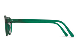 Izipizi Logo Unisex Round Sunglasses in Green – Product Photo 3