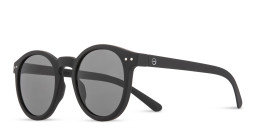 Izipizi Logo Unisex Round Sunglasses in Black – Product Photo 2