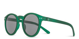 Izipizi Logo Unisex Round Sunglasses in Green – Product Photo 2