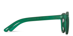 Izipizi Logo Unisex Round Sunglasses in Green – Product Photo 4