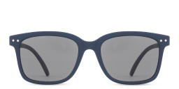 Izipizi Logo Unisex Rectangle Sunglasses in Blue – Product Photo 1