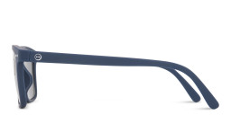 Izipizi Logo Unisex Rectangle Sunglasses in Blue – Product Photo 3