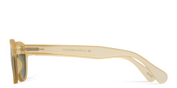 Izipizi Logo Unisex Square Sunglasses in Yellow – Product Photo 4