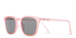 Izipizi Logo Unisex Square Sunglasses in Pink – Product Photo 2