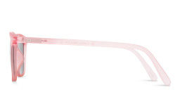 Izipizi Logo Unisex Square Sunglasses in Pink – Product Photo 3