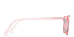 Izipizi Logo Unisex Square Sunglasses in Pink – Product Photo 4