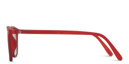 Izipizi Logo Unisex Square Sunglasses in Red – Product Photo 3