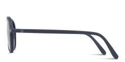 Izipizi Logo Unisex Aviator Sunglasses in Navy Blue – Product Photo 4