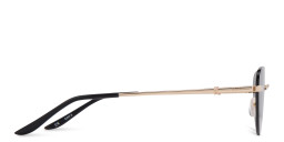 TRICE Rimless Cat-Eye Sunglasses in Gold – Product Photo 4