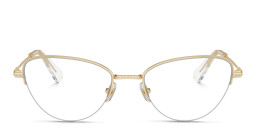 Swarovski Crystal-Embellished Half-Rim Cat in Gold – Product Photo 2