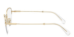Swarovski Crystal-Embellished Half-Rim Cat in Gold – Product Photo 3