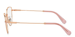 Shop Swarovski Crystal-Accented Cat-Eye Eyeglasses in Rose Gold online.