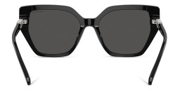 Swarovski Crystal Irregular Sunglasses in Black – Product Photo 4