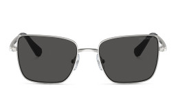 Swarovski Rhinestone Square Sunglasses in Silver – Product Photo 1