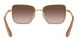 Swarovski Crystal-Embedded Square Sunglasses in Yellow – Product Photo 4