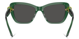 Swarovski Crystal-Embellished Cat-Eye Sunglasses in Green – Product Photo 4