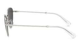 Swarovski Crystal-Embedded Cat-Eye Sunglasses in Silver – Product Photo 3