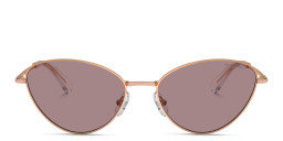 Swarovski Crystal-Embedded Cat-Eye Sunglasses in Rose Gold – Product Photo 1
