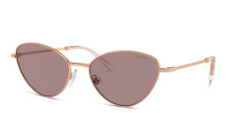 Swarovski Crystal-Embedded Cat-Eye Sunglasses in Rose Gold – Product Photo 2