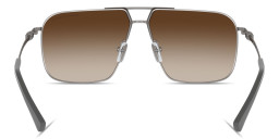 Armani Exchange A|X Logo Pilot Sunglasses in Gunmetal – Product Photo 4