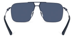 Armani Exchange A|X Logo Pilot Sunglasses in Blue – Product Photo 4