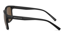 Armani Exchange Logo Signature Rectangle Sunglasses in Black – Product Photo 3