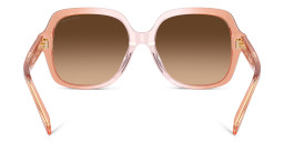 Coach C Logo Detail Oversized Square Sunglasses in Pink – Product Photo 4