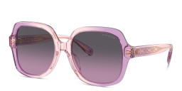 Coach C Logo Detail Oversized Square Sunglasses in Pink – Product Photo 2