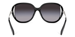 Coach C Motif Oversized Square Sunglasses in Black – Product Photo 4