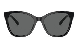 Emporio Armani Eagle Logo Butterfly Sunglasses in Black – Product Photo 1