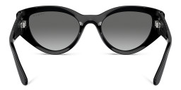 Vogue Eyewear Logo Signature Cat-Eye Sunglasses in Black – Product Photo 4