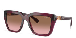 Vogue Eyewear Rhinestone-Embellished Butterfly Sunglasses in Red – Product Photo 2