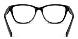 Armani Exchange Logo-Print Cat-Eye Eyeglasses in Black – Product Photo 4