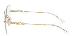 Michael Kors Giverny Rimless Square Eyeglasses in Gold – Product Photo 3