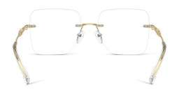 Michael Kors Giverny Rimless Square Eyeglasses in Gold – Product Photo 4