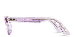Ray-Ban Octagon-Cut Crystals Cat in Purple – Product Photo 3