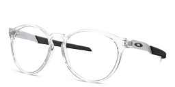 Shop Oakley Exchange R Round Eyeglasses in Clear online.