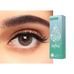 ACUVUE 1-Day Define Fresh Color Contact Lenses in Latte – Product Photo 1