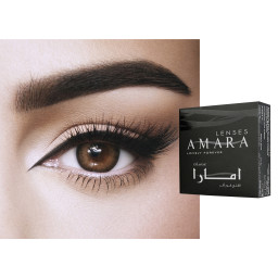 Amara Monthly Color Contact Lenses in Almond – Product Photo 1